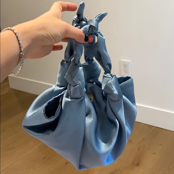 Blue Silk Bag - Picture 3 of 4